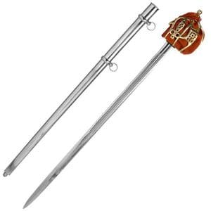 Basket Hilt Metal Swords