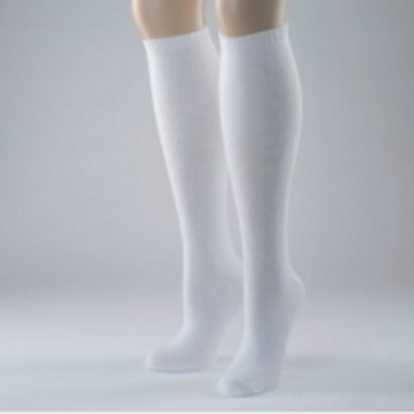 White Knee High Socks