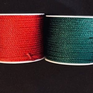 Green and Red Lace Cord