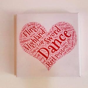 Highland Dance Canvas