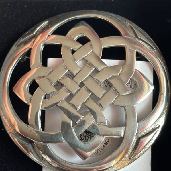 Celtic Plaid Brooch