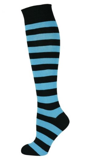 Blue and Black Stripe sock