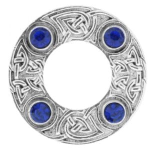 Dancers Celtic Plaid Brooch