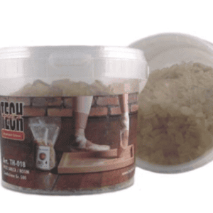 Tub of Rosin displayed front and on side